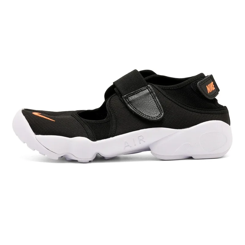Nike Air Rift Breathe, черные, оранжевые летние уличные сандалии, мужские дышащие повседневные спортивные пляжные туфли с сеткой, мужские размеры 40-46
Nike Air Rift Breathe, черные, оранжевые летние уличные сандалии, мужские дышащие повседневные спортивные пляжные туфли с сеткой, мужские размеры 40-46