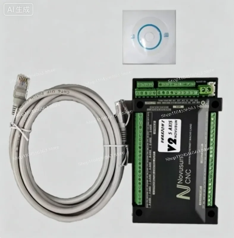 V5 Motion Controller: 3/4/5/6 Axis Ethernet Slave for Stepper & Servo Motors
V5 Motion Controller: 3/4/5/6 Axis Ethernet Slave for Stepper & Servo Motors