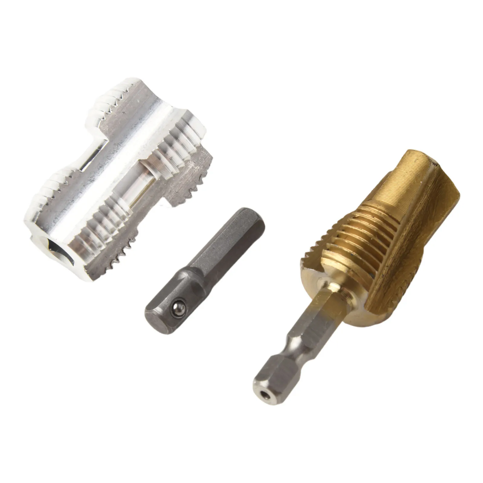 1set Water Pipe Internal Thread Opener With PPR Lift Step Bit Reamer Hole Expansion Tapping For 1/2'' 3/4'' Water Pipe
1set Water Pipe Internal Thread Opener With PPR Lift Step Bit Reamer Hole Expansion Tapping For 1/2'' 3/4'' Water Pipe