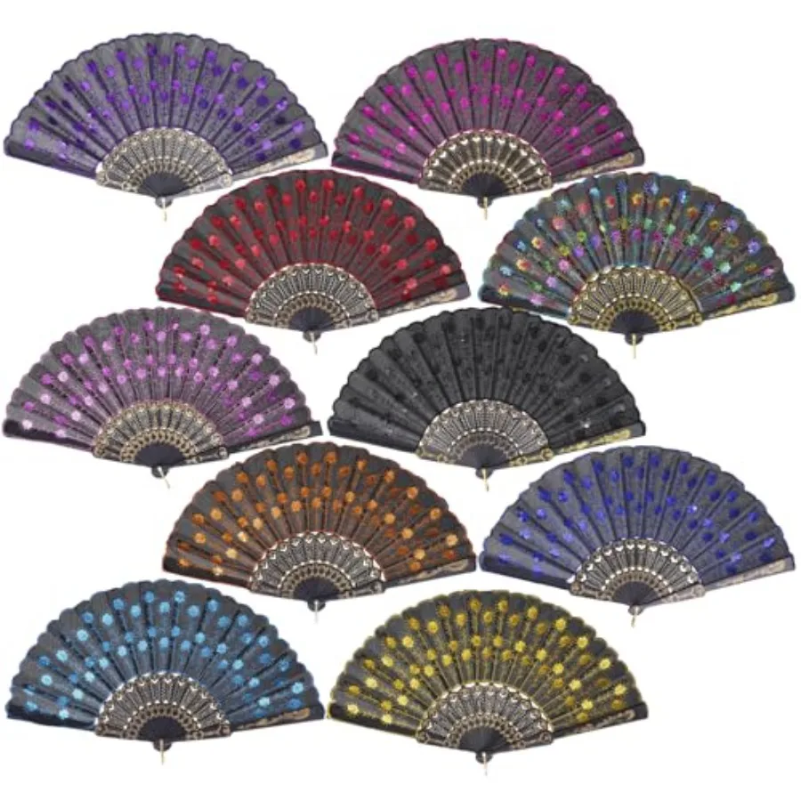 Fabric Folding Handheld Fans, Perfect for Weddings, Parties, and Dancing
Fabric Folding Handheld Fans, Perfect for Weddings, Parties, and Dancing