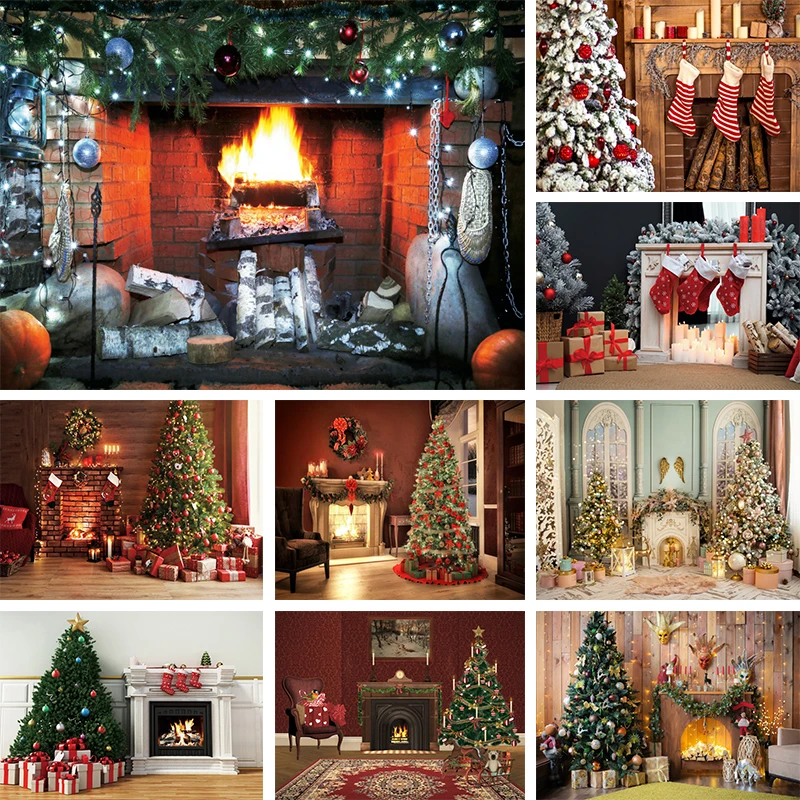 Christmas Decorative Fake Fireplace Backdrop Photography Xmas Tree Burning Fire Photo Background Nativity Interior Decor Wall
Christmas Decorative Fake Fireplace Backdrop Photography Xmas Tree Burning Fire Photo Background Nativity Interior Decor Wall