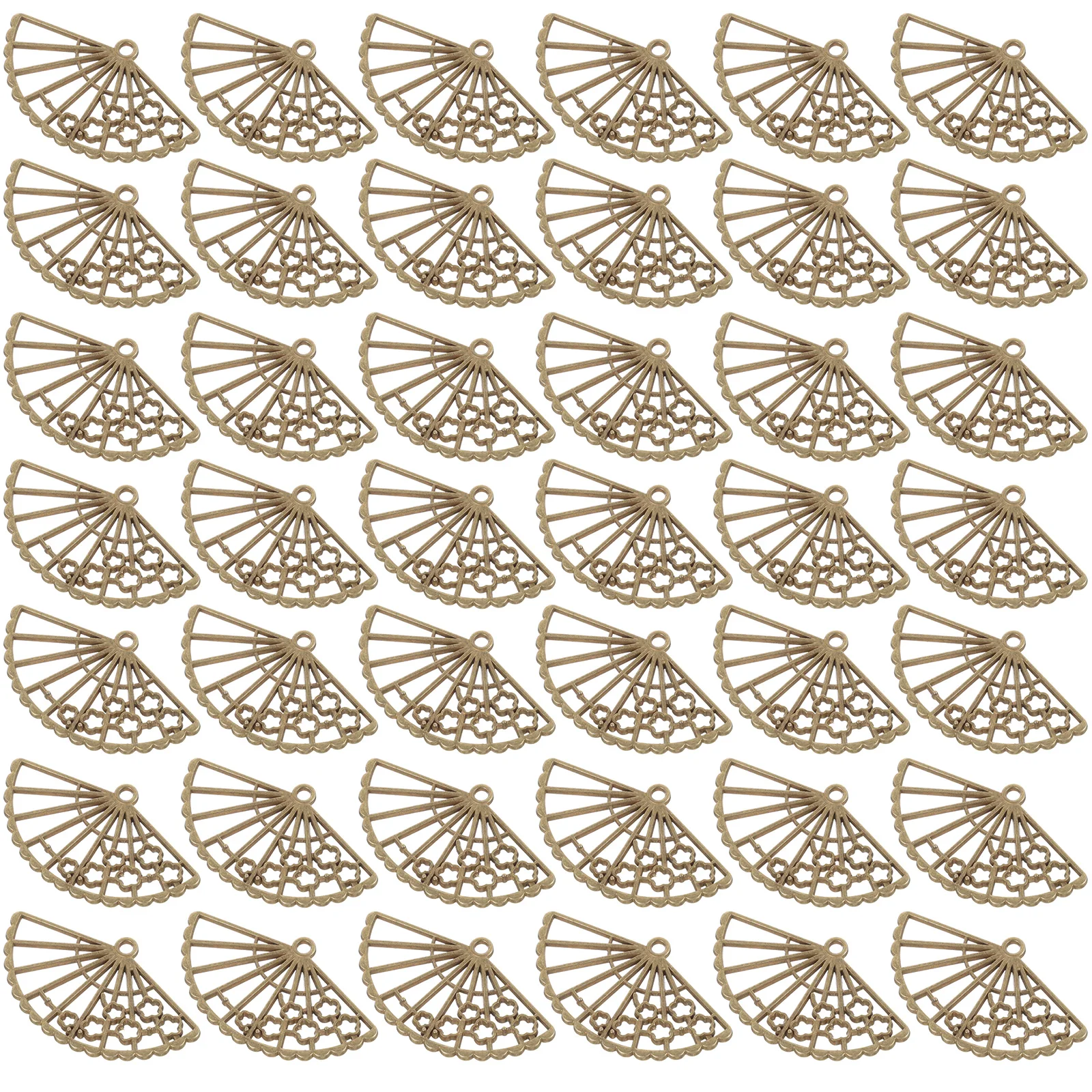100pcs Fan Charms Craft Supplies DIY Jewelry Making Materials Women Necklace Hairpin Charms Metal Pendants Lightweight Durable
100pcs Fan Charms Craft Supplies DIY Jewelry Making Materials Women Necklace Hairpin Charms Metal Pendants Lightweight Durable