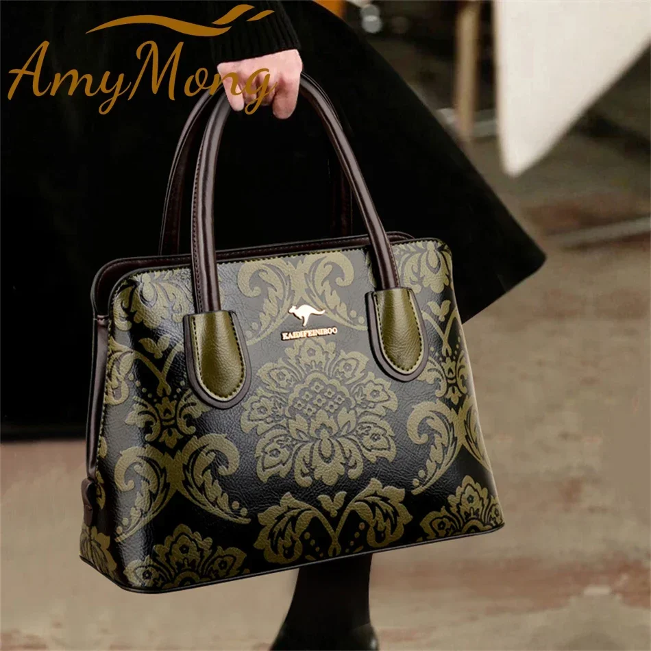 Flower Pattern Leather Luxury Designer Handbags Purses Ladies Shoulder Crossbody Messenger Bag Women Large Capacity Tote Sac
Flower Pattern Leather Luxury Designer Handbags Purses Ladies Shoulder Crossbody Messenger Bag Women Large Capacity Tote Sac