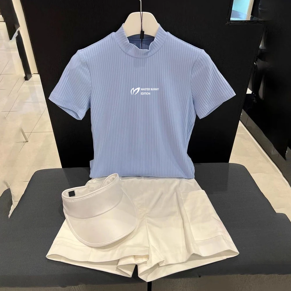 Women's Golf Quick-Dry Short-Sleeve T-Shirt Cool and Breathable High-Quality, High-Stretch Comfortable Golf Apparel
Women's Golf Quick-Dry Short-Sleeve T-Shirt Cool and Breathable High-Quality, High-Stretch Comfortable Golf Apparel