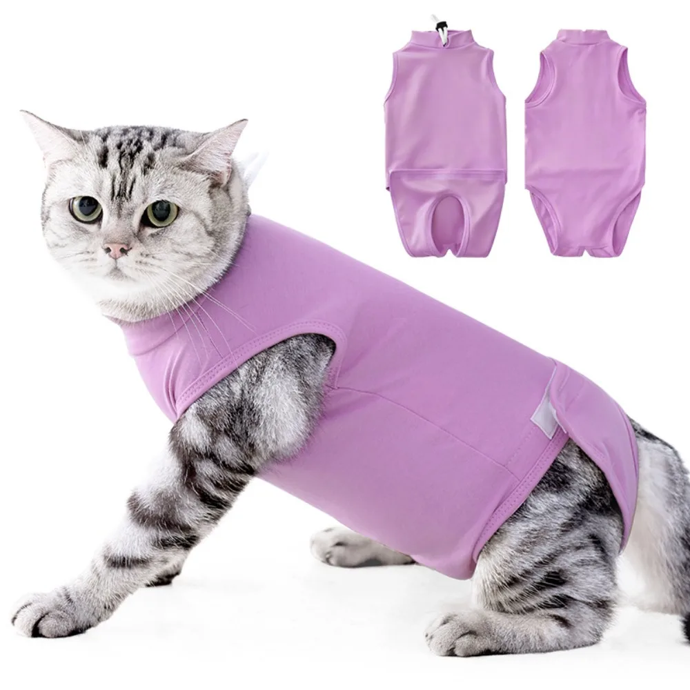 Elastic Cat Recovery Suit Washable Adjustable Anti-Licking Bodysuit Soft Breathable Protective Pet Jumpsuit Pet Supplies
Elastic Cat Recovery Suit Washable Adjustable Anti-Licking Bodysuit Soft Breathable Protective Pet Jumpsuit Pet Supplies