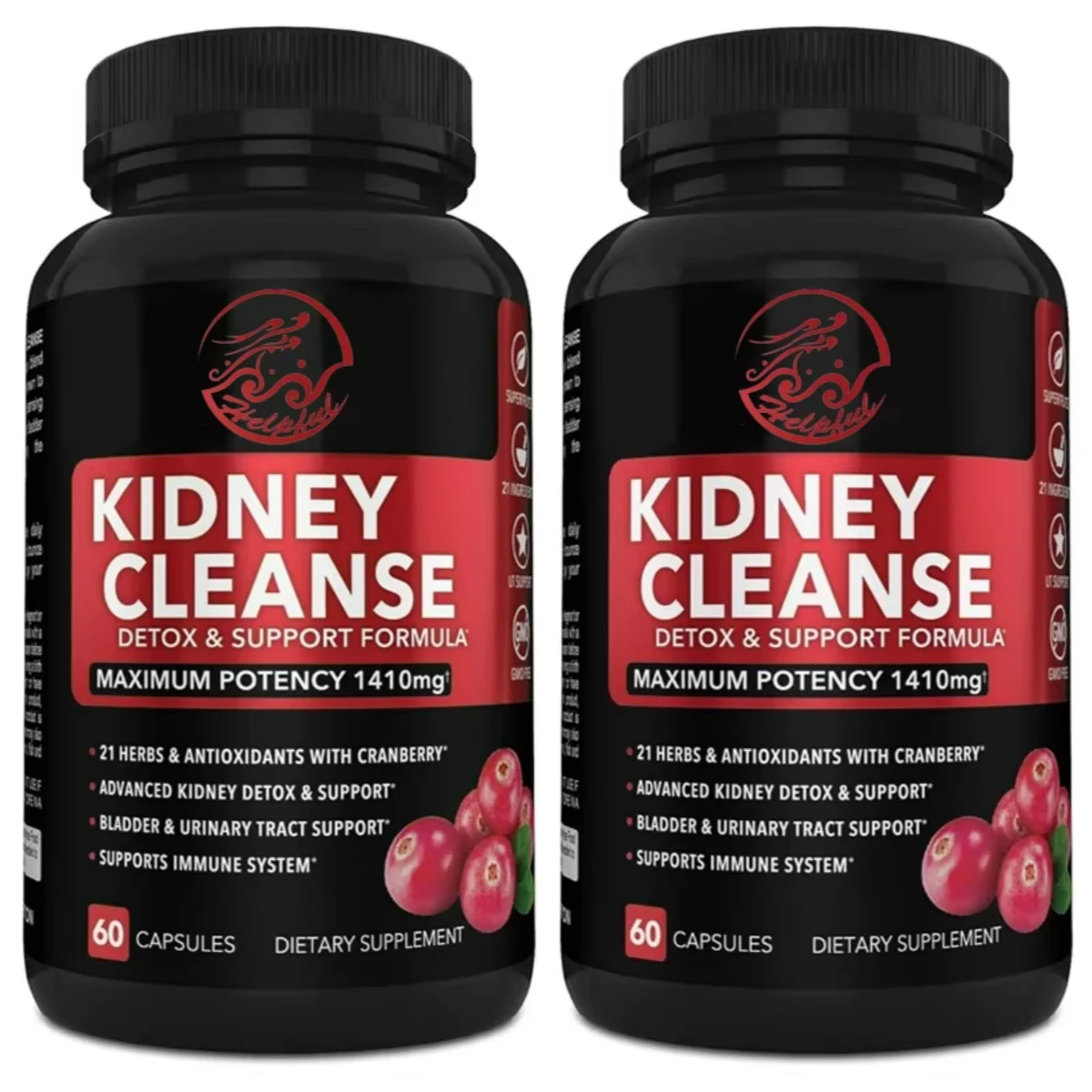 Kidney Cleanse Detoxification 60Capsules Natural Cranberries and Juniper Berries Support Kidney,Bladder,and Urinary Tract Health
Kidney Cleanse Detoxification 60Capsules Natural Cranberries and Juniper Berries Support Kidney,Bladder,and Urinary Tract Health