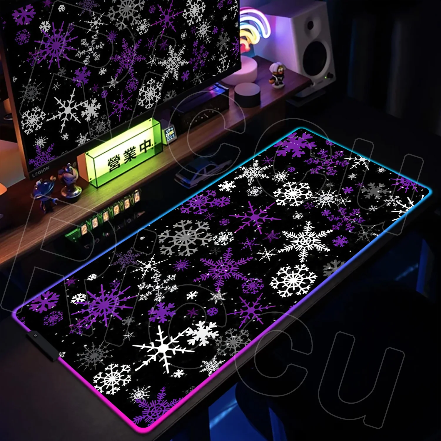 RGB XXL Snowflake Mouse Pad Gaming HD printon New Mousepad Office Natural Rubber Soft Mice Table Pad PC accessories LED Desk Mat
RGB XXL Snowflake Mouse Pad Gaming HD printon New Mousepad Office Natural Rubber Soft Mice Table Pad PC accessories LED Desk Mat