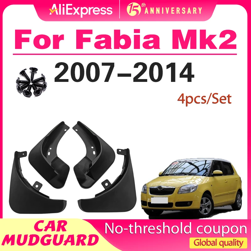 Set Molded Car Mud Flaps For Skoda Fabia 2 5J Mk2 2007-2014 Mudflaps Splash Guards Mud Flap Mudguards Fender Front Rear Styling
Set Molded Car Mud Flaps For Skoda Fabia 2 5J Mk2 2007-2014 Mudflaps Splash Guards Mud Flap Mudguards Fender Front Rear Styling