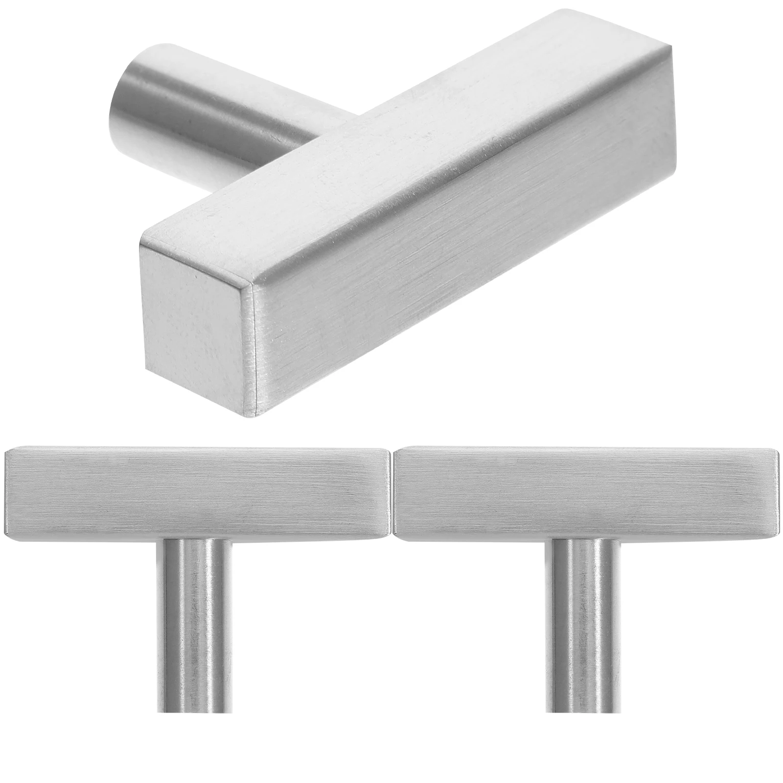 3Pcs Cabinet Handles Drawer Pulls Stainless Steel Kitchen Bathroom Furniture Knobs 12x12x50mm Silver Durable Hardware Modern
3Pcs Cabinet Handles Drawer Pulls Stainless Steel Kitchen Bathroom Furniture Knobs 12x12x50mm Silver Durable Hardware Modern