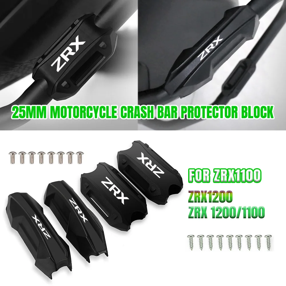 Motorcycle Accessories Bumper Engine Guard 25MM Protection Block Crash Bar Decorative For Kawasaki ZRX1100 ZRX1200 ZRX 1200/1100 
Motorcycle Accessories Bumper Engine Guard 25MM Protection Block Crash Bar Decorative For Kawasaki ZRX1100 ZRX1200 ZRX 1200/1100