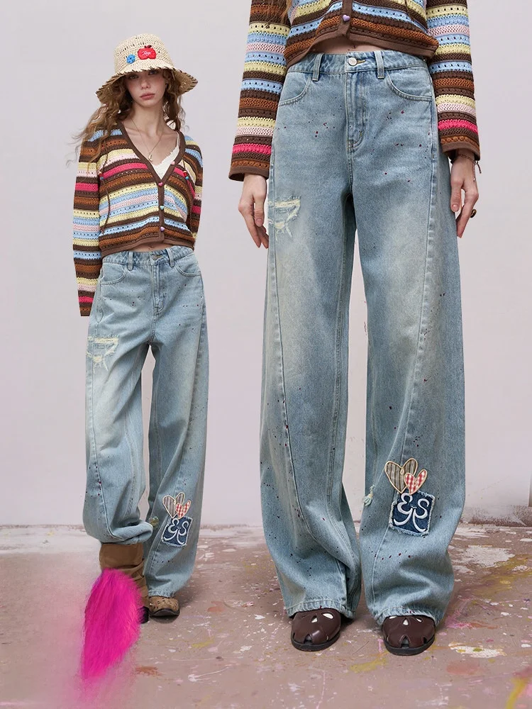 Light Wa Denim Pants Women's Spring Summer Wide Leg Pants Casual Sle l Waist Zipper Fly Loose Fit Straight Leg Jeans
Light Wa Denim Pants Women's Spring Summer Wide Leg Pants Casual Sle l Waist Zipper Fly Loose Fit Straight Leg Jeans
