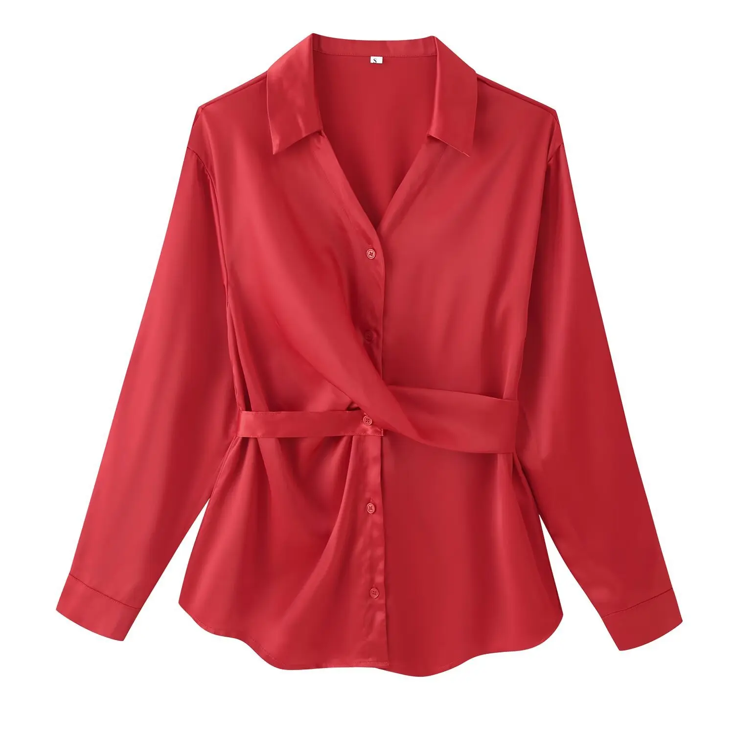 Dave&di Versatile Solid Color Satin Textured Long Sleeved Shirt Woman Clothes Shirts & Blouses Women's Clothes Shirts Tops
Dave&di Versatile Solid Color Satin Textured Long Sleeved Shirt Woman Clothes Shirts & Blouses Women's Clothes Shirts Tops