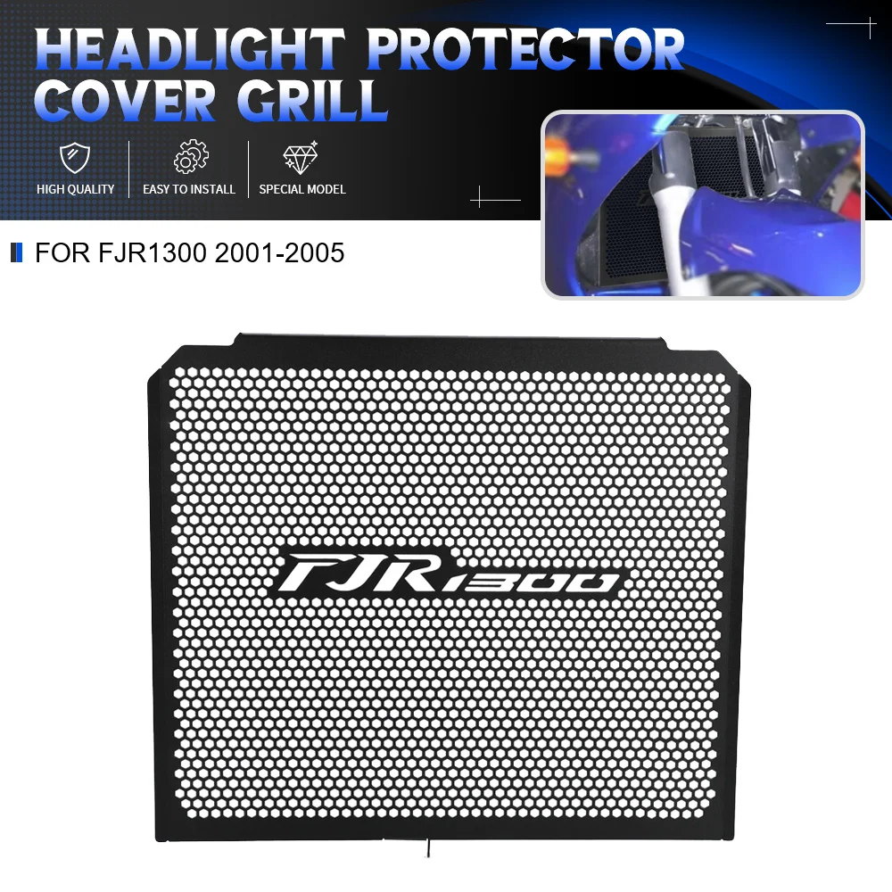 Защитная решетка радиатора мотоцикла, защита решетки радиатора для YAMAHA FJR1300 2001-2002-2003-2004-2005, аксессуары FJR 1300
Защитная решетка радиатора мотоцикла, защита решетки радиатора для YAMAHA FJR1300 2001-2002-2003-2004-2005, аксессуары FJR 1300