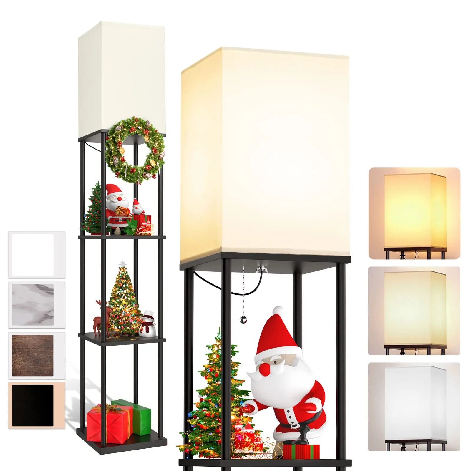 Dedicated to floor lamp with shelf, suitable for living room, shelf floor lamp, corner display column lamp
Dedicated to floor lamp with shelf, suitable for living room, shelf floor lamp, corner display column lamp