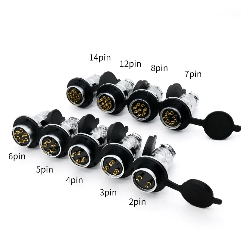 GX30 Aviation Plug Socket Connector 2 3 4 5 7 8 9 10 12 14pin DF30 GX30 Metal Connectors for Automation Industrial Equipment
GX30 Aviation Plug Socket Connector 2 3 4 5 7 8 9 10 12 14pin DF30 GX30 Metal Connectors for Automation Industrial Equipment