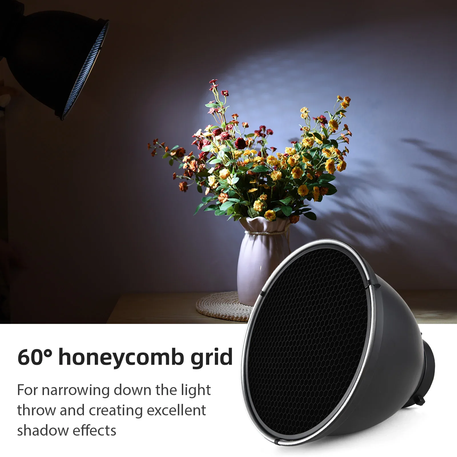 9-дюймовый рефлектор-диффузор с креплением Bowens для фотосъемки, форма «тарелка», 60 см ° Сотовая сетка и белая мягкая ткань для студийного стробоскопа
9-дюймовый рефлектор-диффузор с креплением Bowens для фотосъемки, форма «тарелка», 60 см ° Сотовая сетка и белая мягкая ткань для студийного стробоскопа