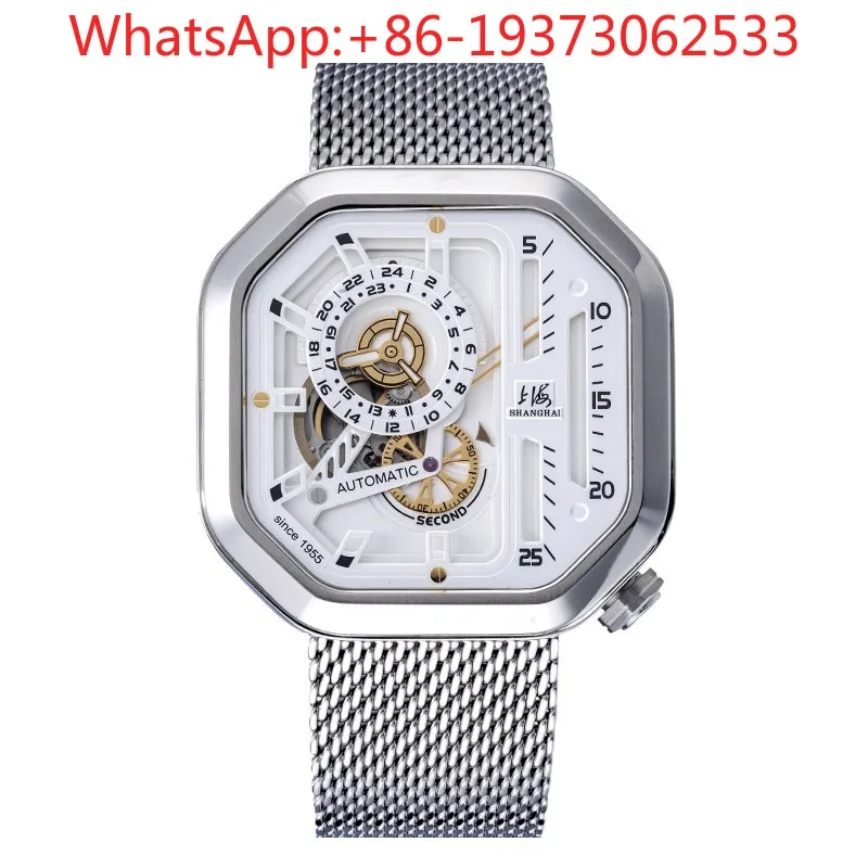 Customized Watch Men's Big Bang Racing Car Fully Automatic Mechanical Watch Hollow Square Trend Domineering Domestic Watch 3081
Customized Watch Men's Big Bang Racing Car Fully Automatic Mechanical Watch Hollow Square Trend Domineering Domestic Watch 3081