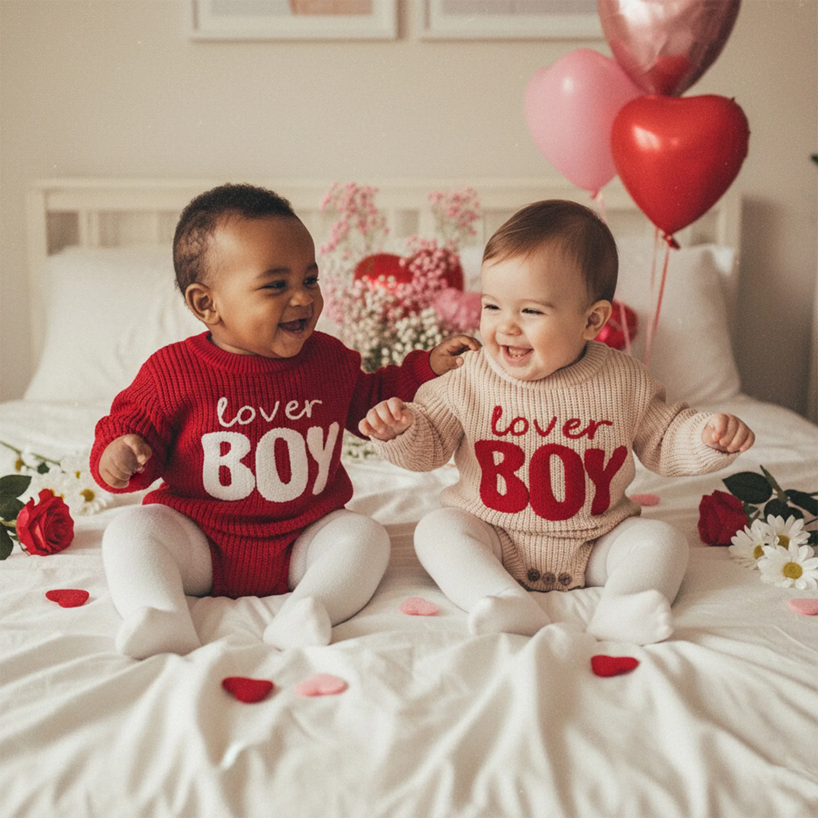 0-18M Lovely Baby Boys Girls Valentines Sweater Romper Cute Fashionable Letters Embroidery Long Sleeve Jumpsuit
0-18M Lovely Baby Boys Girls Valentines Sweater Romper Cute Fashionable Letters Embroidery Long Sleeve Jumpsuit