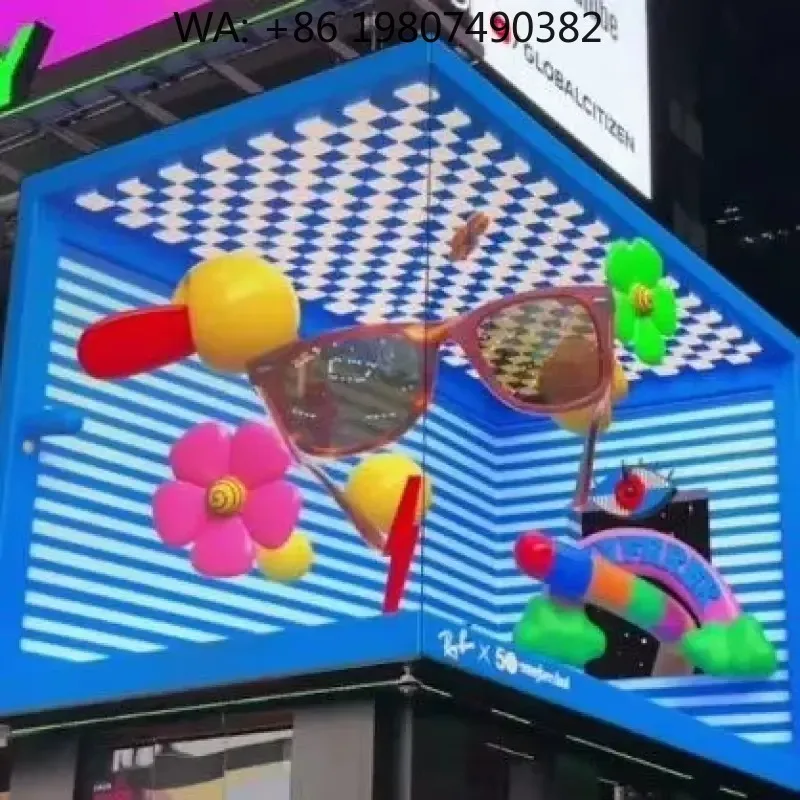 Custom 3D Eye-catching LED Video Wall, Waterproof Full Color Panel for Outdoor Creative Commercial Brand Advertising Display
Custom 3D Eye-catching LED Video Wall, Waterproof Full Color Panel for Outdoor Creative Commercial Brand Advertising Display