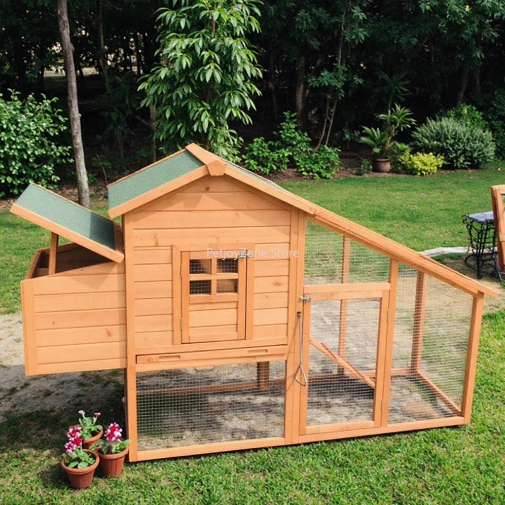 SDC003 Modern Print Eco-Friendly Wooden Chicken Coop Outdoor Pet House
SDC003 Modern Print Eco-Friendly Wooden Chicken Coop Outdoor Pet House