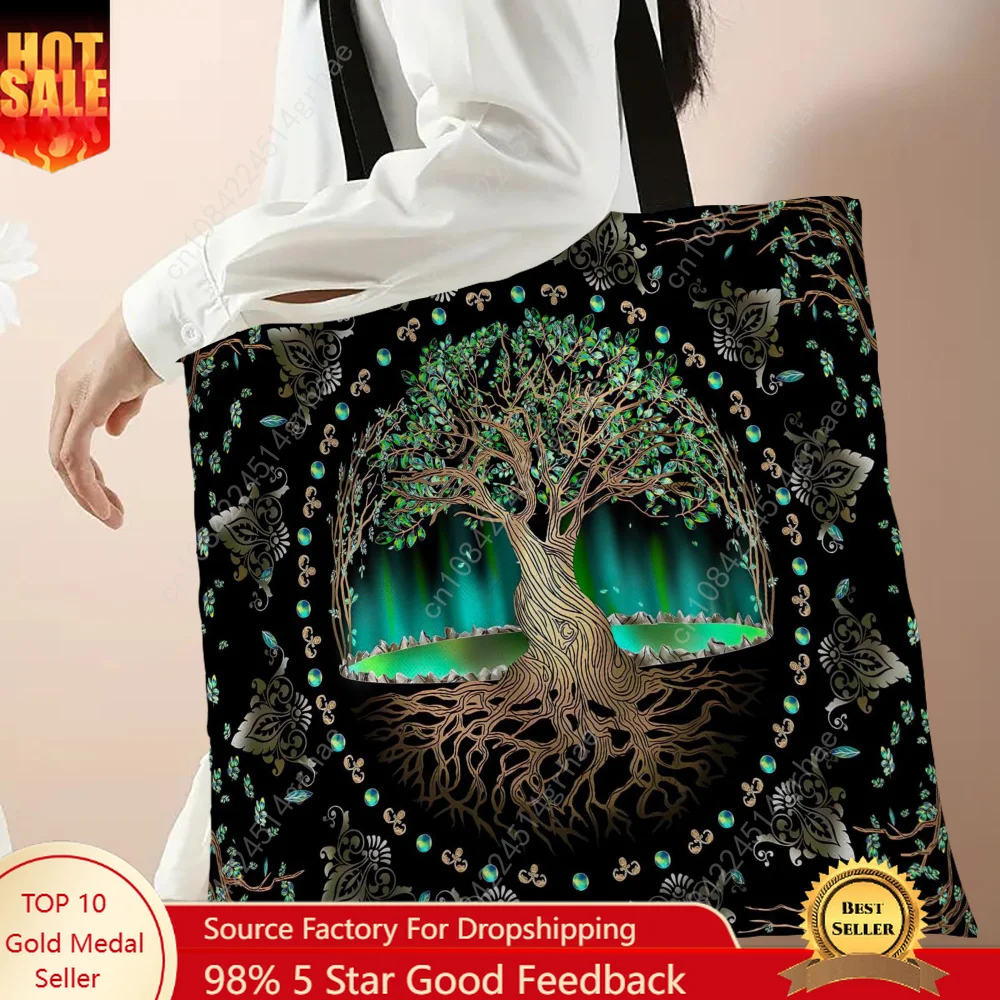 High-Definition Digital Tree Life Pattern Tote Bag, Mythology Reusable Shopper Bag For Men And Women Shopping Bags
High-Definition Digital Tree Life Pattern Tote Bag, Mythology Reusable Shopper Bag For Men And Women Shopping Bags