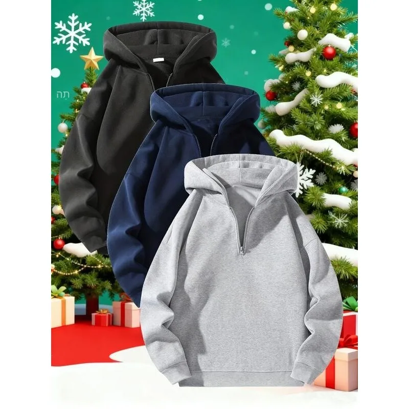 Casual Zip Hoodie Loose Fit T 62027 Cross-Border Unisex Sweatshirt Comfortable Loose Style Spring Summer Autumn Seasonal Wear
Casual Zip Hoodie Loose Fit T 62027 Cross-Border Unisex Sweatshirt Comfortable Loose Style Spring Summer Autumn Seasonal Wear