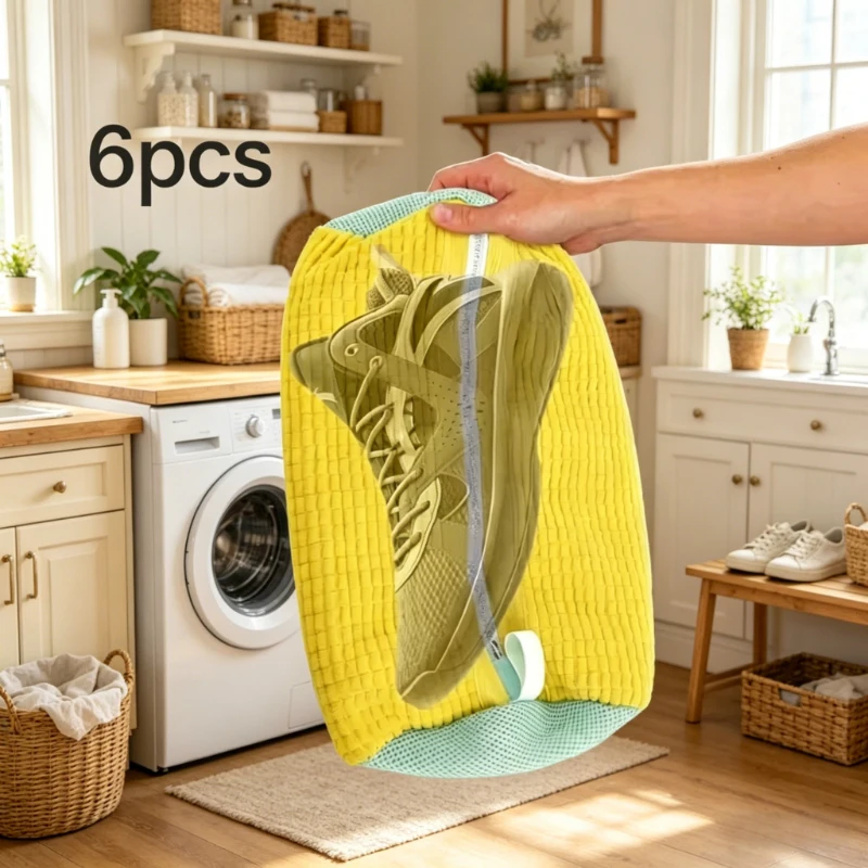 Multi-purpose 6PCS Fluffy Laundry Bags, cotton anti-deformation design, warm seasonal home gift
Multi-purpose 6PCS Fluffy Laundry Bags, cotton anti-deformation design, warm seasonal home gift