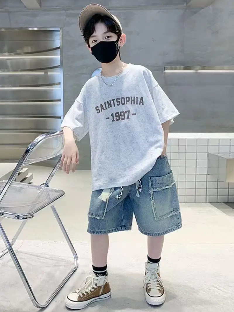 Summer Children Set Kids Clothes Boy Suit Boy Sports Suit 2 PCS Clothing Children Clothing Boys 4 5 6 7 9 11 13 Year 2025 New
Summer Children Set Kids Clothes Boy Suit Boy Sports Suit 2 PCS Clothing Children Clothing Boys 4 5 6 7 9 11 13 Year 2025 New
