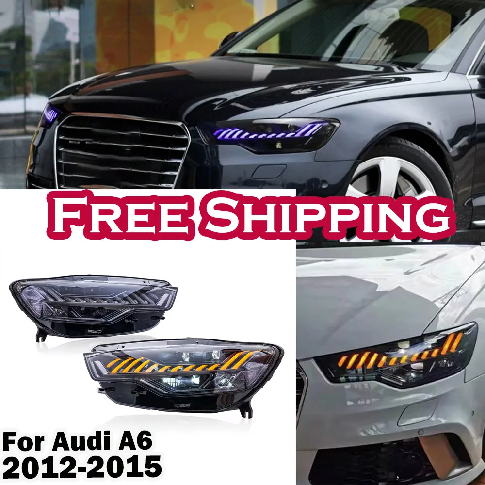 Автомобильный фонарь для Audi A6 2012-2015 A6l, обновленная фара, модифицированная для динамических указателей поворота, стоп-сигнал, автомобильная светодиодная фара в сборе
Автомобильный фонарь для Audi A6 2012-2015 A6l, обновленная фара, модифицированная для динамических указателей поворота, стоп-сигнал, автомобильная светодиодная фара в сборе