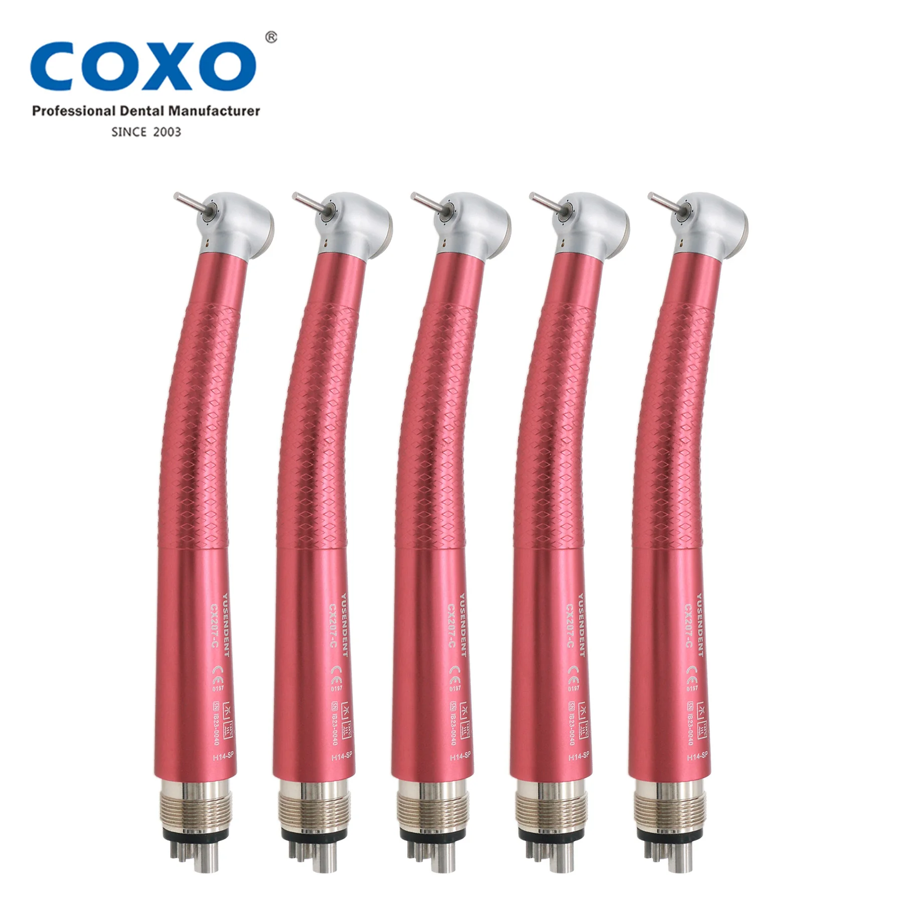 COXO yusbluetooth стоматологический высокоскоростной наконечник, 4 отверстия, одиночный распылитель воды, органический корпус из красного алюминия
COXO yusbluetooth стоматологический высокоскоростной наконечник, 4 отверстия, одиночный распылитель воды, органический корпус из красного алюминия