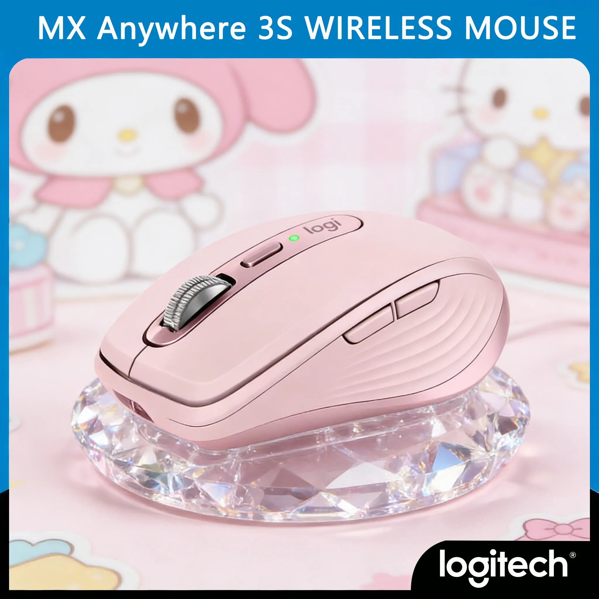 Logitech MX Anywhere 3S - Quiet Buttons for Office and Home Use