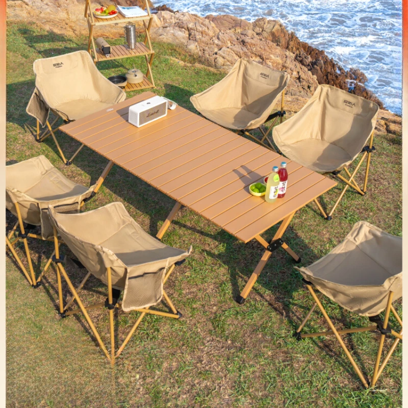 Multi-Functional Foldable Camping Table Storage Net Compact Design Table Chairs Backpacking Fishing Mesa Comedor Furniture
Multi-Functional Foldable Camping Table Storage Net Compact Design Table Chairs Backpacking Fishing Mesa Comedor Furniture