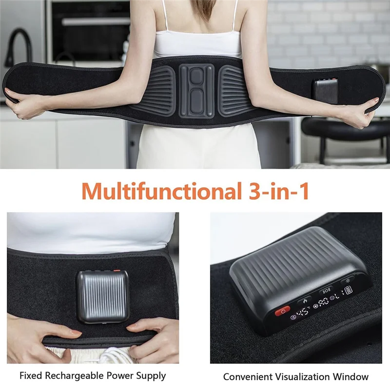 ABUU-Lower Back Massage Belt 4 Modes Heat And Massage, Ergonomic Support Massage Belt Waist And Abdomen Back Massage Belt
ABUU-Lower Back Massage Belt 4 Modes Heat And Massage, Ergonomic Support Massage Belt Waist And Abdomen Back Massage Belt