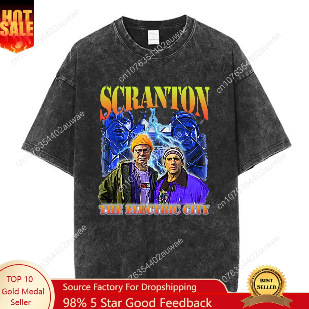 TV Series The Office Dunder Mifflin Dwight Tv Show Scranton Washed T-shirts Men Cotton Casual Short Sleeves Tee Shirt Streetwear
TV Series The Office Dunder Mifflin Dwight Tv Show Scranton Washed T-shirts Men Cotton Casual Short Sleeves Tee Shirt Streetwear
