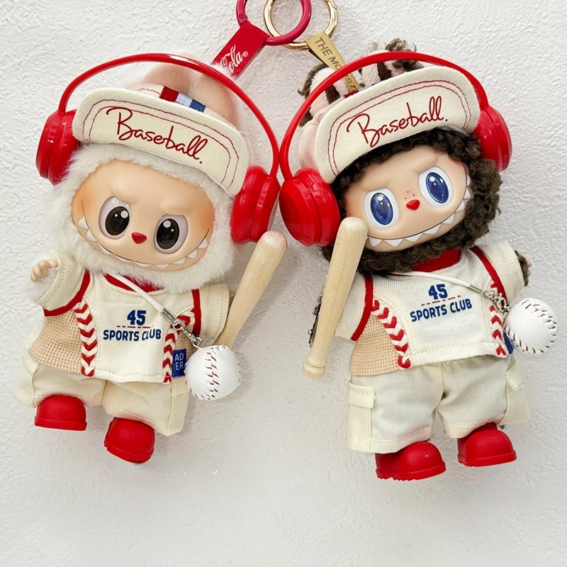 Sports Baseball Outfit For 15/17cm Cute Labubu 1st/2nd/3rd Gen Dolls White - Striped Baseball Cap Headphones Bat & Ball Charm
Sports Baseball Outfit For 15/17cm Cute Labubu 1st/2nd/3rd Gen Dolls White - Striped Baseball Cap Headphones Bat & Ball Charm