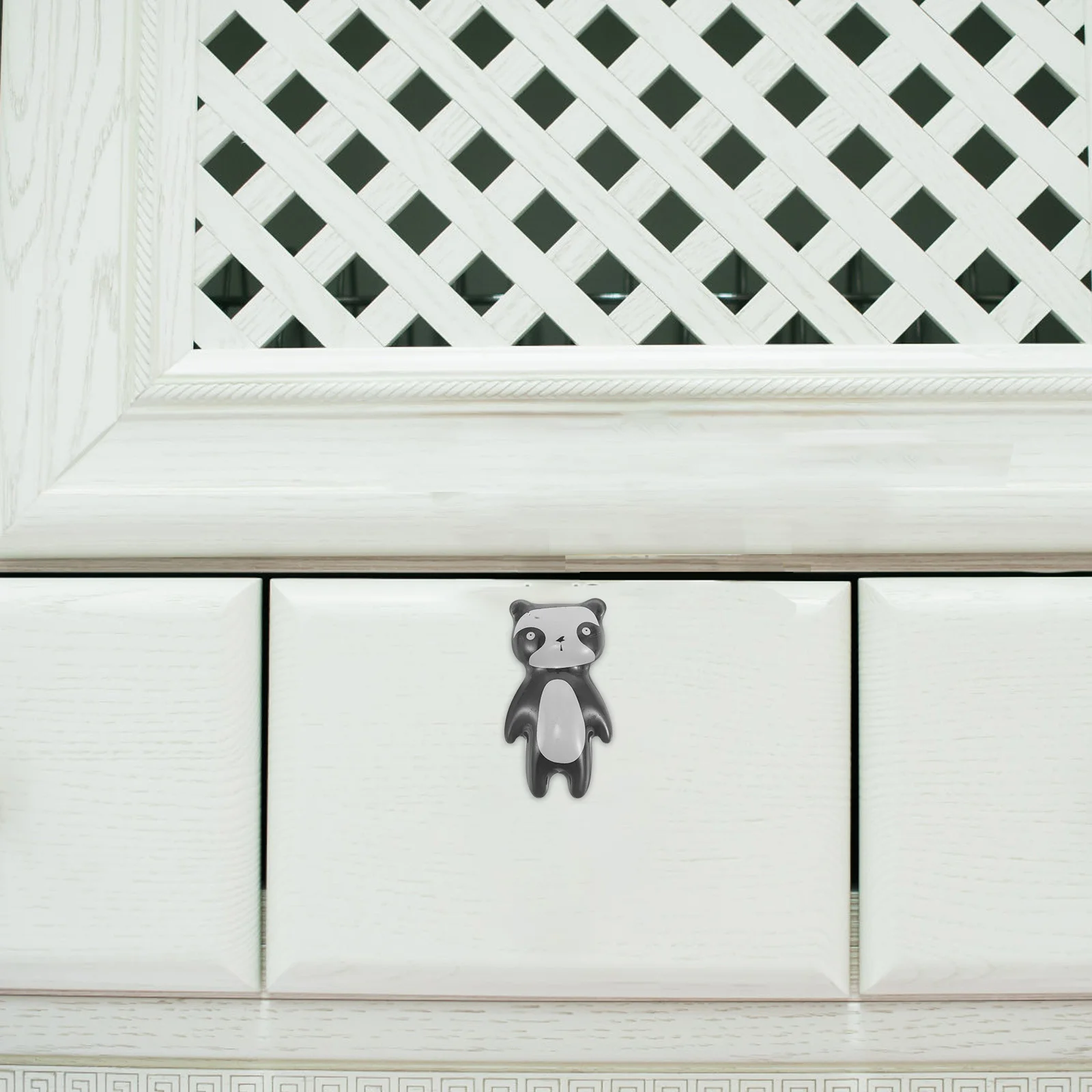 Panda Shaped Drawer Pulls Brass Ceramic Handles for Kids Wardrobe Cupboard Closet Door Fun Animal Knobs for Children
Panda Shaped Drawer Pulls Brass Ceramic Handles for Kids Wardrobe Cupboard Closet Door Fun Animal Knobs for Children