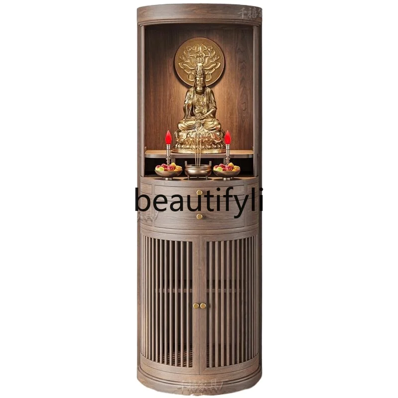 Black walnut new Chinese casket cabinet household offering table incense case offering table standing cabinet
Black walnut new Chinese casket cabinet household offering table incense case offering table standing cabinet