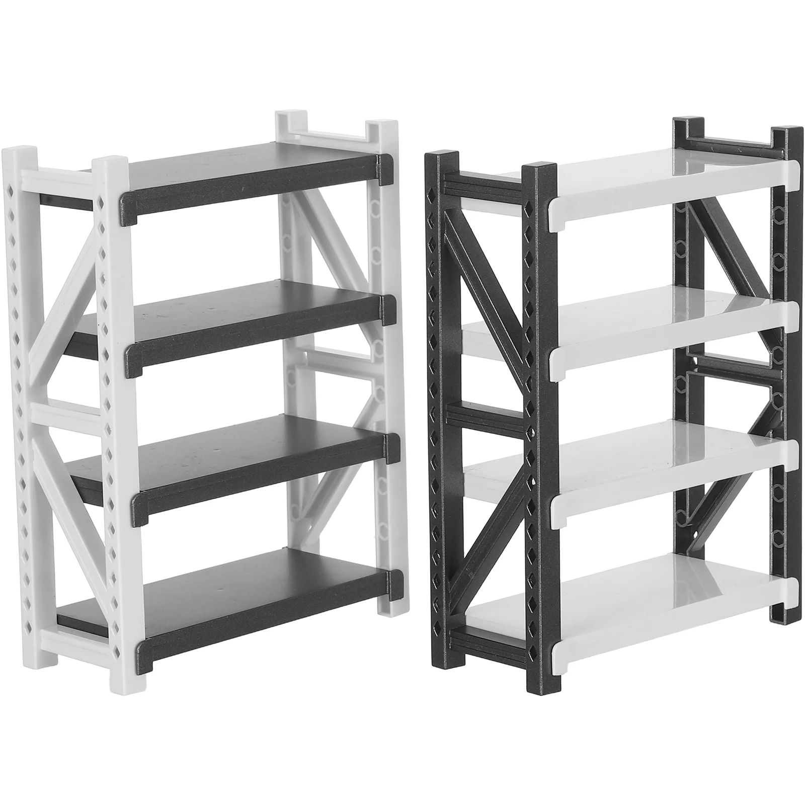 2Pcs Miniature Storage Shelves Plastic Warehouse Rack Compact Organizer for Kids Pretend House Tiny Furniture Display Micro
2Pcs Miniature Storage Shelves Plastic Warehouse Rack Compact Organizer for Kids Pretend House Tiny Furniture Display Micro