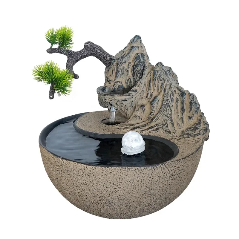 Desktop Flowing Water Ornaments Living Room and Tea Room TV Cabinet Wealth Water Landscape Office
Desktop Flowing Water Ornaments Living Room and Tea Room TV Cabinet Wealth Water Landscape Office
