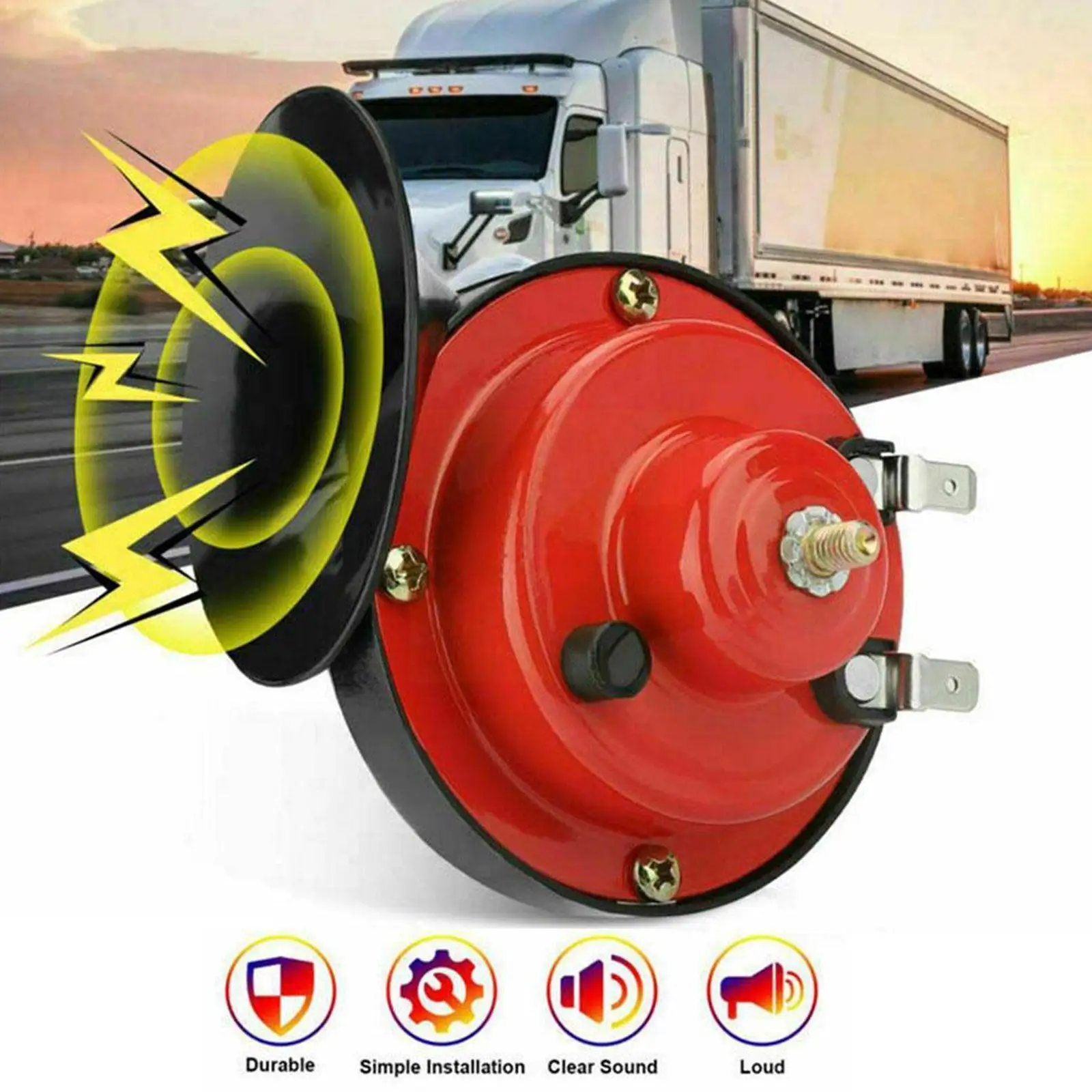 24v Electric Snail Horn Universal Loud Car Horn Waterproof Electric Snail Loud For Trucks Suvs Passenger Boats Motorcy E8c5
24v Electric Snail Horn Universal Loud Car Horn Waterproof Electric Snail Loud For Trucks Suvs Passenger Boats Motorcy E8c5