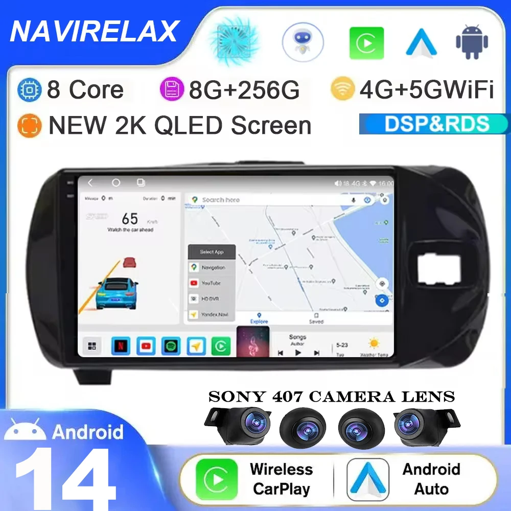 Android 14 For Toyota Vitz 3 XP130 2014 2015 2016 2017 2018 2019 Car Radio Player Video Auto Carplay Multimedia Navigation QLED
Android 14 For Toyota Vitz 3 XP130 2014 2015 2016 2017 2018 2019 Car Radio Player Video Auto Carplay Multimedia Navigation QLED