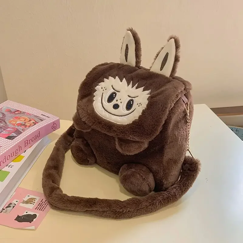 Милая плюшевая сумка с анимацией Labubu, креативная мультяшная, которую можно носить на одно плечо и через плечо, ценный подарок
Милая плюшевая сумка с анимацией Labubu, креативная мультяшная, которую можно носить на одно плечо и через плечо, ценный подарок