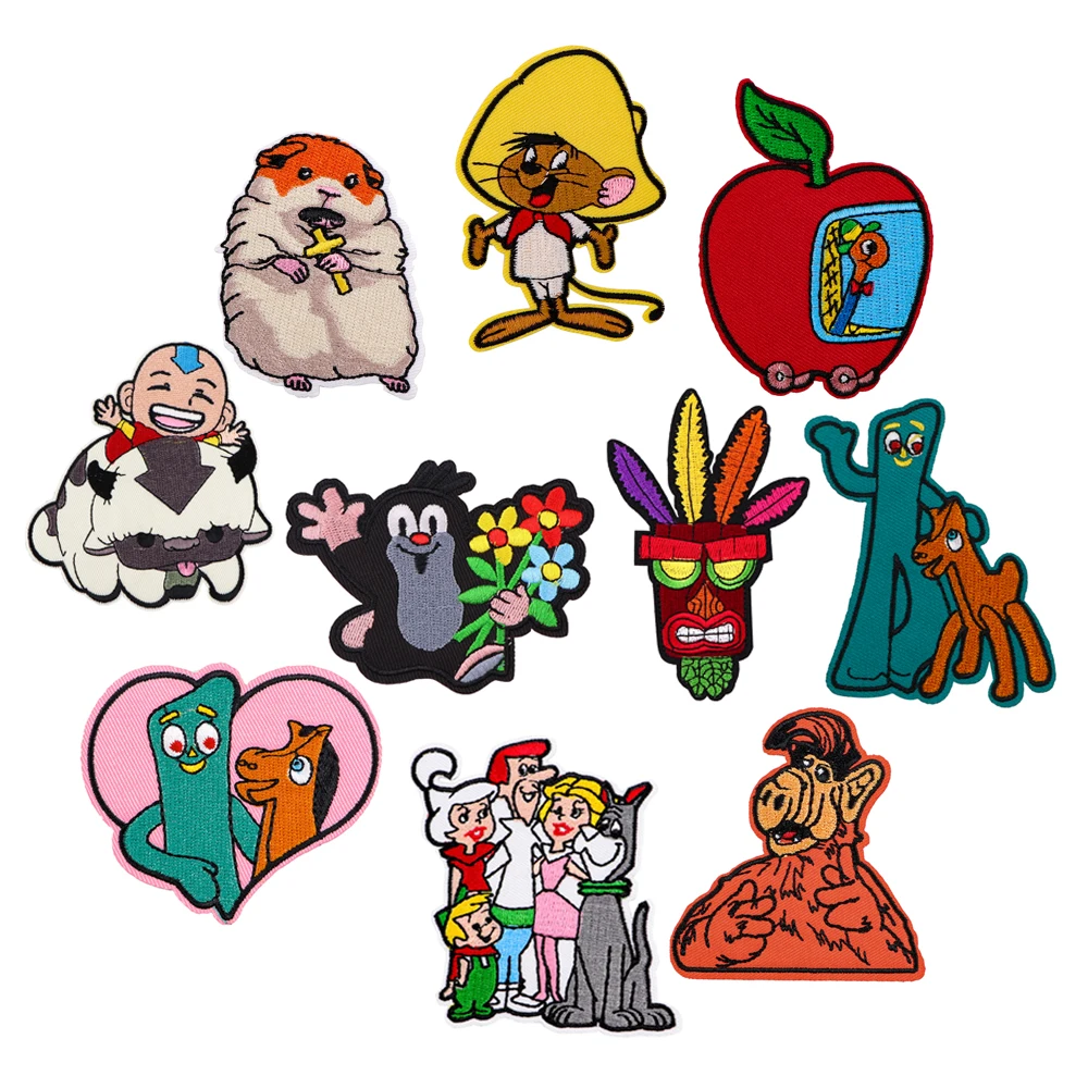Classic Cartoon Embroidery Patch Iron On Patches For Clothing Apple Patches for Jackets DIY Sew Patch Stickers
Classic Cartoon Embroidery Patch Iron On Patches For Clothing Apple Patches for Jackets DIY Sew Patch Stickers