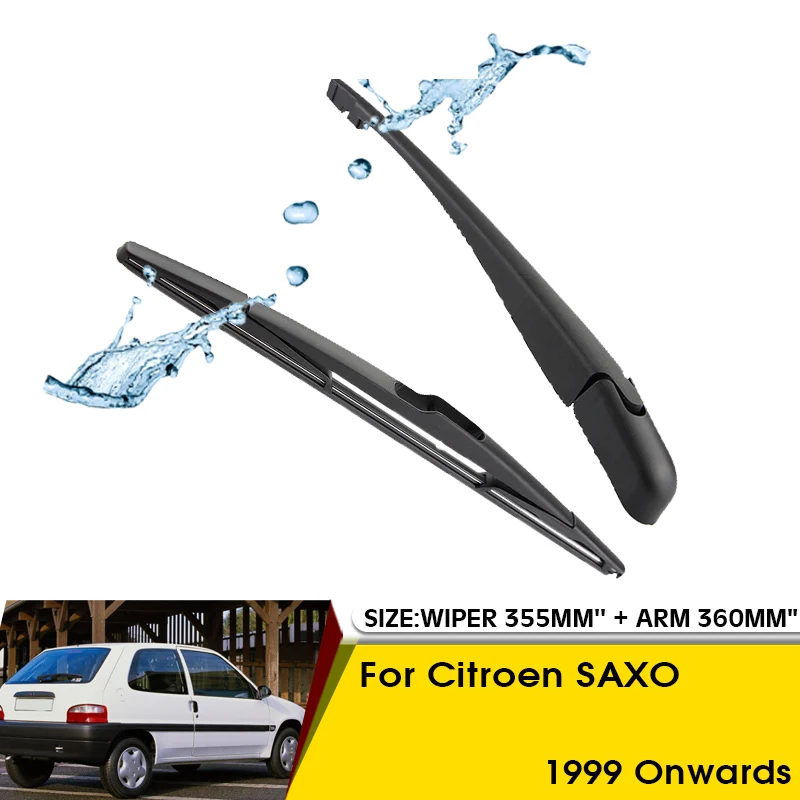 Car Wiper Blade For Citroen SAXO 1999 Onwards Rear Back Windshield Windscreen Rear Wiper 355mm+Arm 360mm Car Accessories
Car Wiper Blade For Citroen SAXO 1999 Onwards Rear Back Windshield Windscreen Rear Wiper 355mm+Arm 360mm Car Accessories