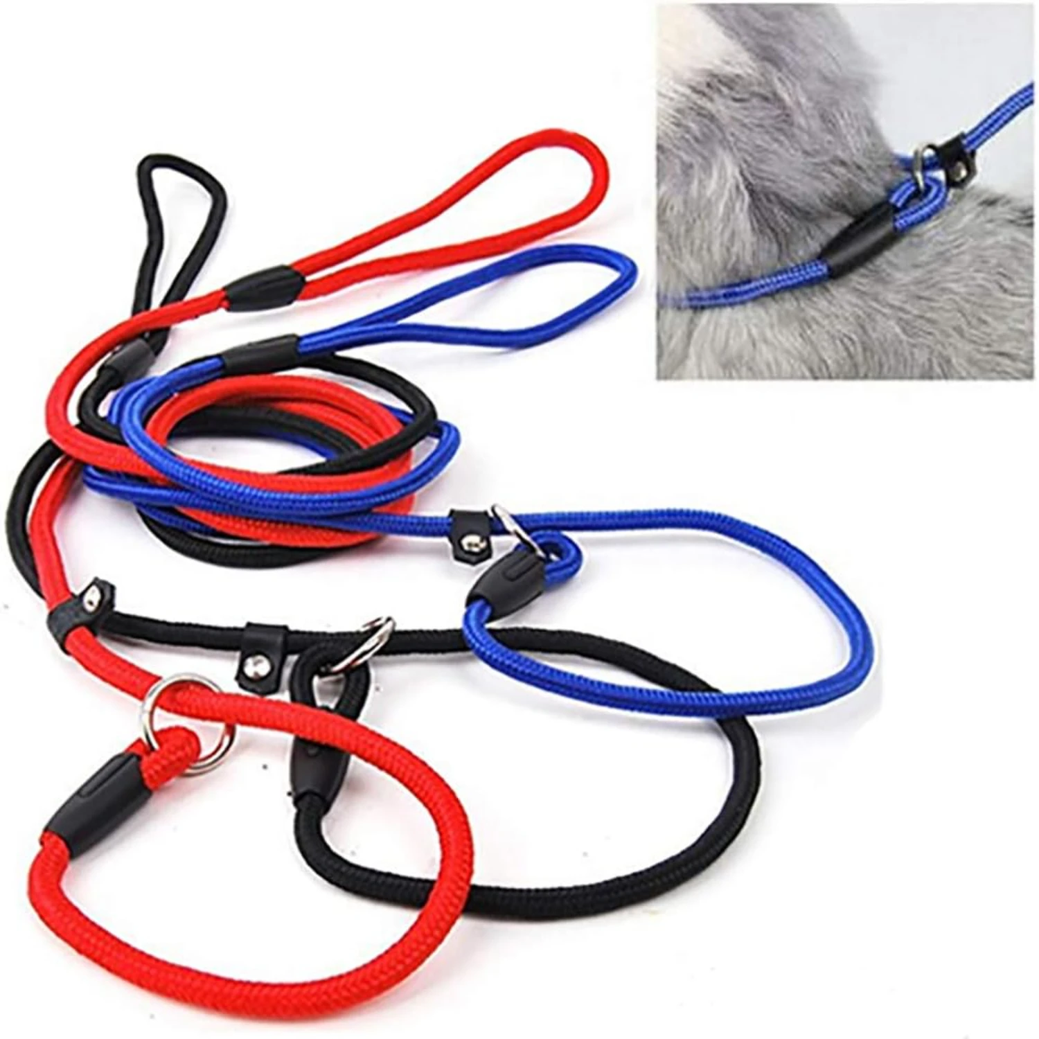 Give your furry friend the ultimate walking experience with this high-quality, durable red nylon training leash and slip collar
Give your furry friend the ultimate walking experience with this high-quality, durable red nylon training leash and slip collar