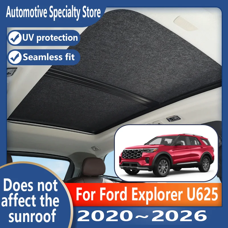 For Ford Explorer U625 2020~2026 Car Sunroof Insulation Roof Visor Electrostatic Adsorption Suede Fabric Sun Protection Anti-U
For Ford Explorer U625 2020~2026 Car Sunroof Insulation Roof Visor Electrostatic Adsorption Suede Fabric Sun Protection Anti-U