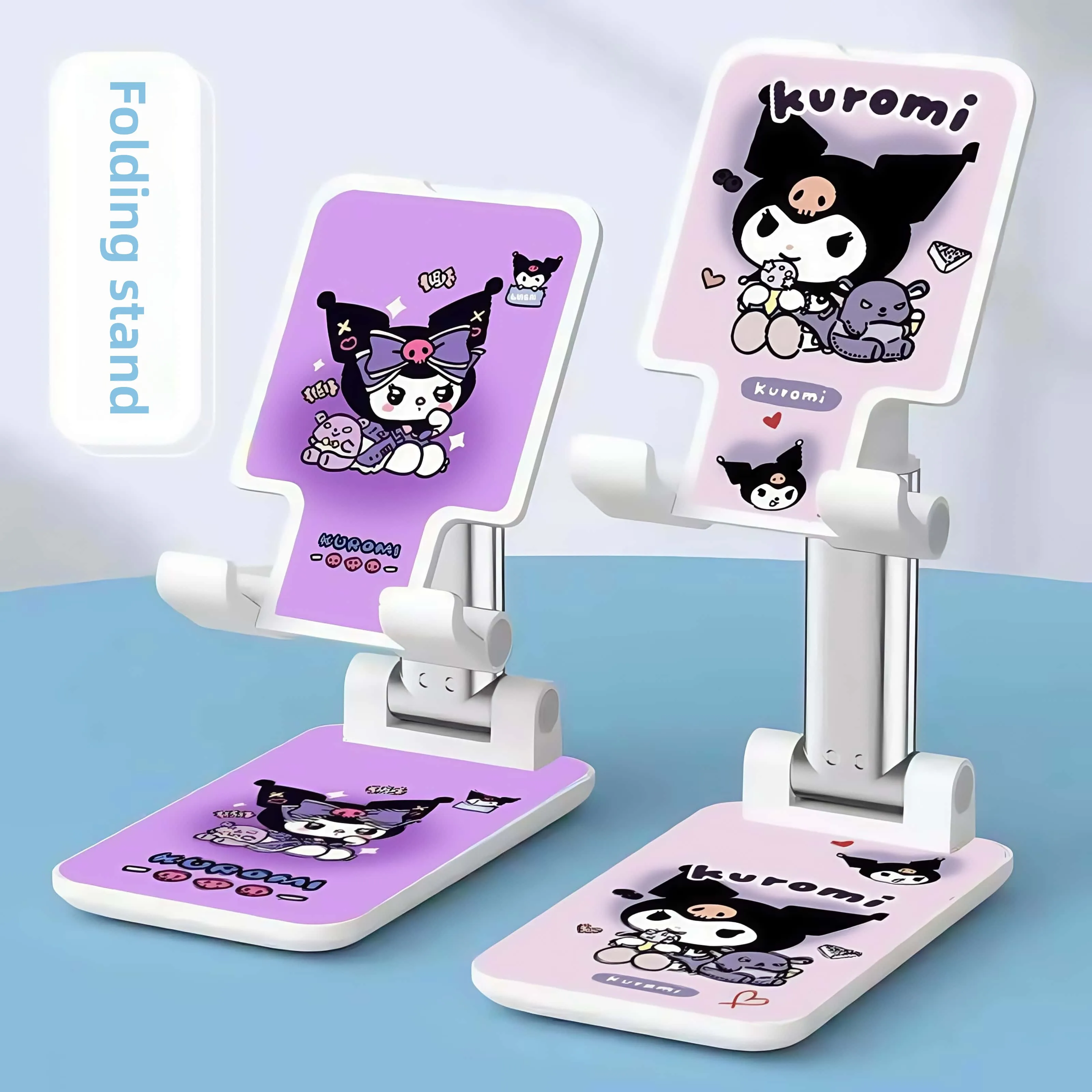 Kawaii cartoon characters cute Kuromi mobile phone stand lift desktop folding multifunctional telescopic cartoon stand wholesale
Kawaii cartoon characters cute Kuromi mobile phone stand lift desktop folding multifunctional telescopic cartoon stand wholesale