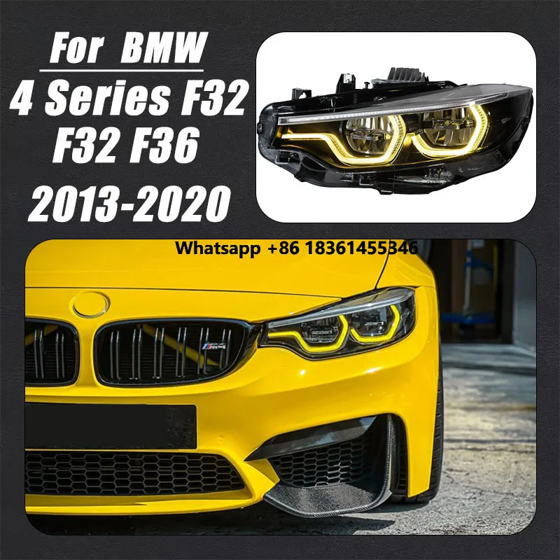 for 2013-2020 4 Series headlight assembly F32 F36 modified golden eye spoon LED daytime running light turn signal
for 2013-2020 4 Series headlight assembly F32 F36 modified golden eye spoon LED daytime running light turn signal