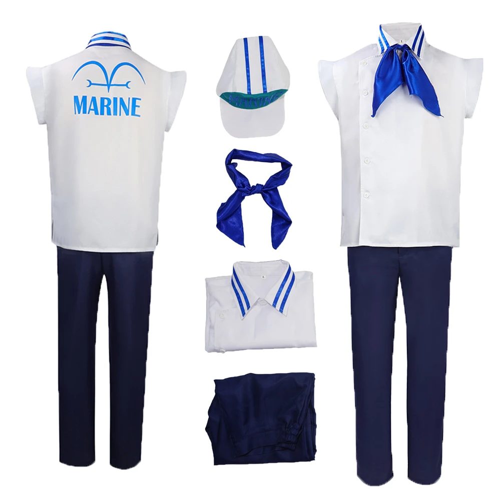 Anime Piece Marine Cosplay Costume Outfits Accessories Fantasy Hats Tops Pants For Men Roleplay Halloween Carnival Suit
Anime Piece Marine Cosplay Costume Outfits Accessories Fantasy Hats Tops Pants For Men Roleplay Halloween Carnival Suit