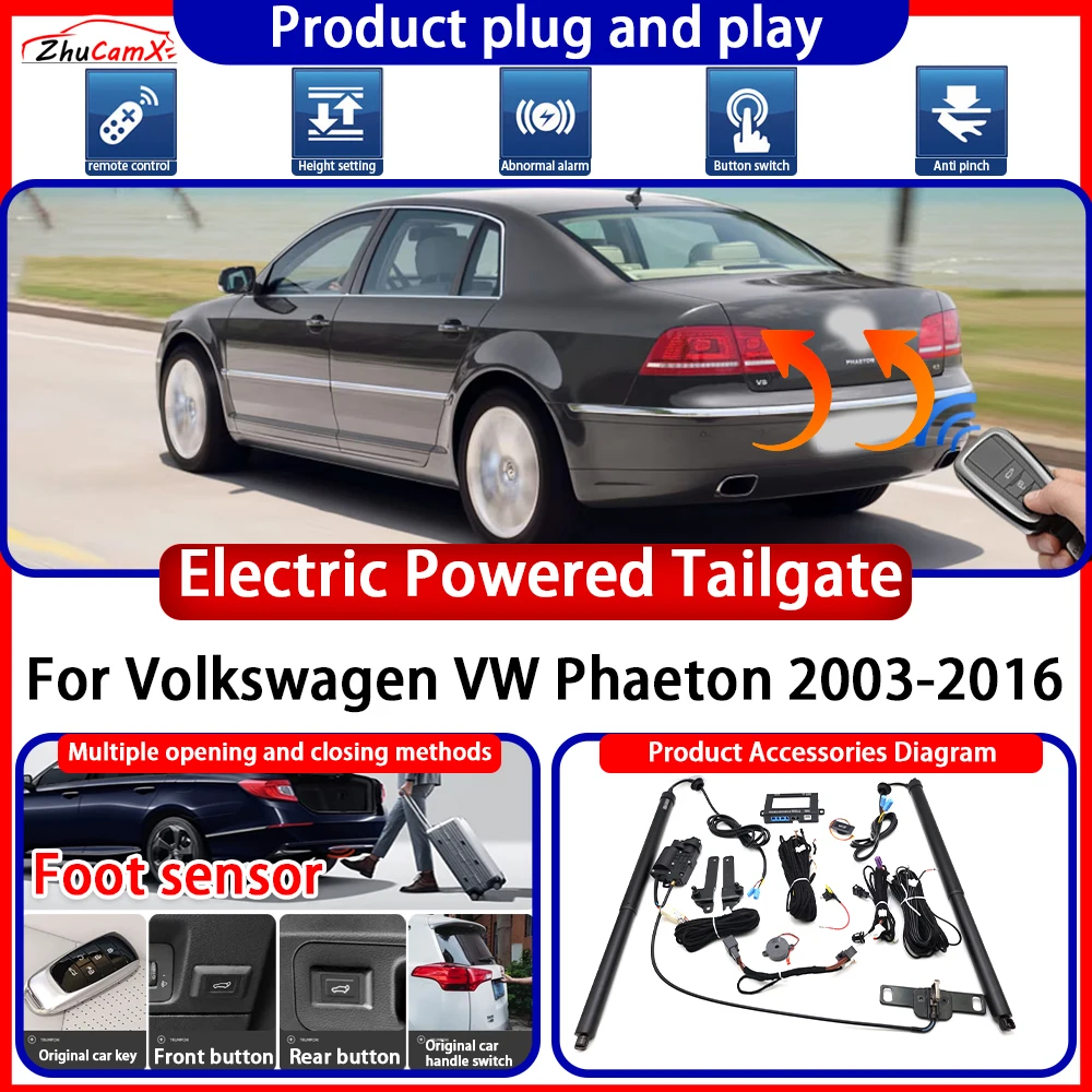 ZhuCamX OEM Powered Tailgate for Volkswagen VW Phaeton 2003-2016 System anti pinch Smart Intelligent Control Gate Lift Kit
ZhuCamX OEM Powered Tailgate for Volkswagen VW Phaeton 2003-2016 System anti pinch Smart Intelligent Control Gate Lift Kit
